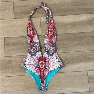 COPY - NWOT Monokini  halter bathing suit